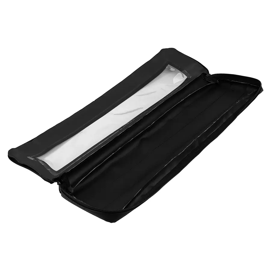 redpack light Modultasche 1.0 7x2 flach, genäht, schwarz